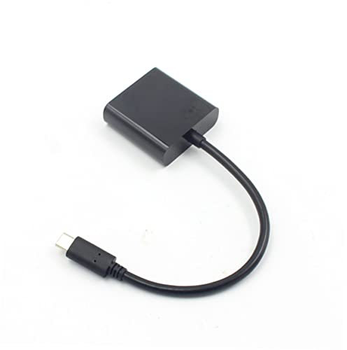 jojofuny Adaptador Tipo C Vga Cable Convertidor de USB Vga para TV Proyector y Monitor Oficina o Hogar