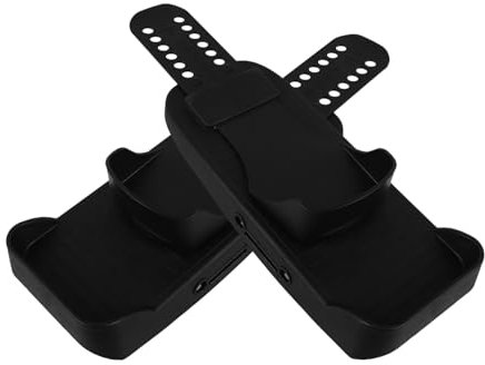Happyyami 1 Paar Fußpedale Für Rudergeräte Stepper Ab Maschine Heimfitnessgeräte Einstellbar Step-aerobic-plattform Rutschfeste Pedale Für Rudergeräte Pedal Für Rudergerät Black Plastik