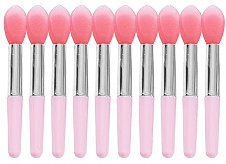 10pcs Silicone Lip Brush Set Piccoli Pennelli Trucco Rossetto Applicatore Pennelli Per La Cura Delle Labbra Trucco