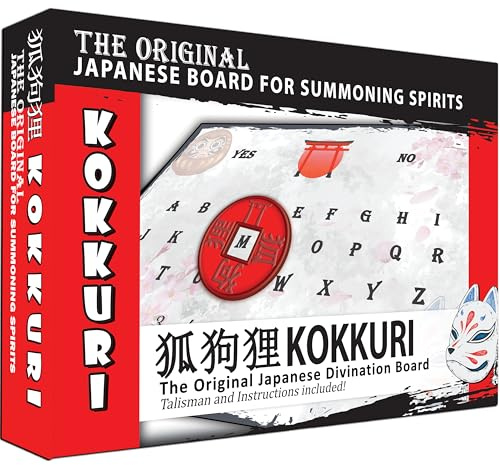 Magma Games KOKKURI - Board Games for Adults, Kids & Family, Japanese Ouija Spirit Board, Japanese Gift Idea for Anime, Manga and Japan Lovers, Party Games from 6+ Years and up to 12+ Players