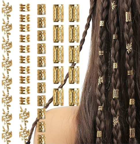 Set de 40 pinzas para cabello trenzado. Accesorios para cabello trenzado y dreadlocks. Adecuados para hombres, mujeres, niñas y niños.