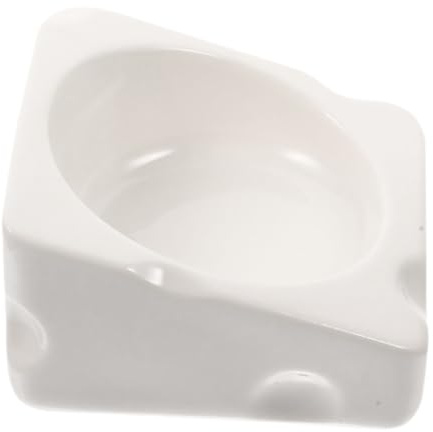 Milisten Ceramic Hamster Food Bowl Small Animal Feeder Bowl Guinea Pig Dishes for Hamster Feeder Pet Water Dish