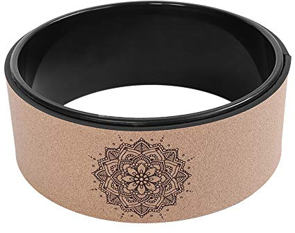 DANAIXZ Yoga-Rad, Premium-Yoga-Balance-Rad aus hochdichtem ABS, für Rückenbeugung, Dehnung, Kräftigung und Vertiefung von Posen, Fitnessgeräte, Blau, 32 cm Durchmesser