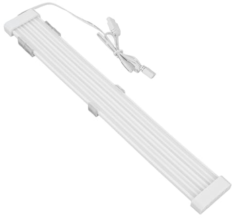 ZASCHMOY Cable de Fuente de Alimentación para PC ARGB Cable de Fuente de Alimentación RGB Sincronizado de 5 V y 3 Pines con Rayas LED para Placa Base de 24 Pines y Tarjeta Gráfica de 8 : Iluminación