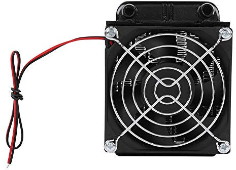 Tonysa Ventola del radiatore della CPU, radiatore di di Calore del Dispositivo di Raffreddamento di Raffreddamento della CPU del LED 80MM con Il Fan per PC PC raffreddato ad Acqua