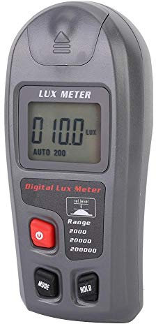 Handheld Digital Electronic Luxmeter Lichtmesser Illuminometer Photometer mit 200.000 Reichweite