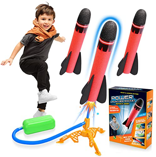 DejaNard Giochi Bambino 3-9 Anni, Razzo Spaziale Giocattolo per Bambini 4-8 Anni, Giochi Giardino per Bambini