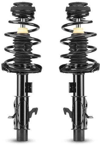 Front Struts Shocks Suspensions w/Coil Springs Absorber Assemblies for 2010 2011 2012 Camaro 3.6L V6, Strut Shock Absorbers Assembly Replace 172336 172337