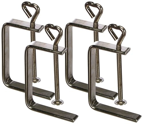 Pebaro 24/10 - Laubsägezwinge vernickelt, Spannweite 100 mm (Packung mit 4)