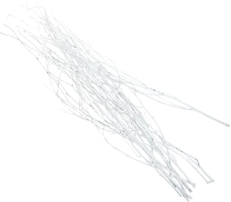 HOMSFOU 10 Pezzi Ramo Di Betulla Per Vasi, Rami Degli Alberi Secchi Per Decorazione Natalizia, Home Decor, Composizione Floreale, Nozze Di Legno Bianca