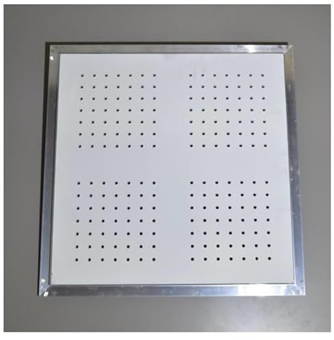 AKIFIX NAMCP04035FOR Inspektions- und Belüftungsflasche für Zwischendecken mit MDF-Platte Serie Praatika13® 60 x 60 cm - gelochte Oberfläche - Lochung 8 mm - Installationsstärke 13 mm