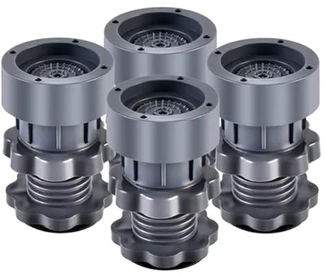 4 Anti-Vibrations-Fußmatten For Waschmaschinen, Höhenverstellbare Anti-Rutsch-Matten, Kompatibel Mit Waschmaschinen-Bodenstütze, Anti-Schock-Pad-Halterung