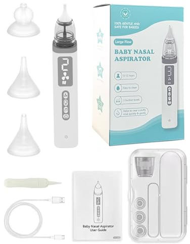 Sanfte Nasenabsaugung Mit Beruhigenden Geräuschen Und Lichtern Schnelle Linderung Der Babynase Klarer Sicherer Saugsauger Einfache Verwendung