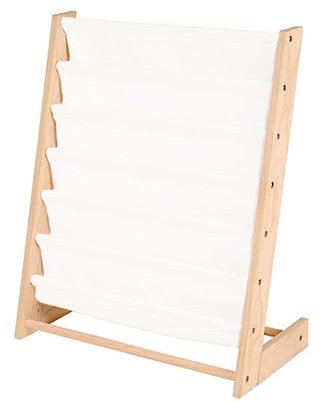 NUOBESTY 1Stk Bücherregal Kinderzimmer buchstütze kinderbücherregal Zeitschriftenständer für das Kinderzimmer Bücherregal für Veranstalter von Buchmagazinen Zeitungsstand Holz