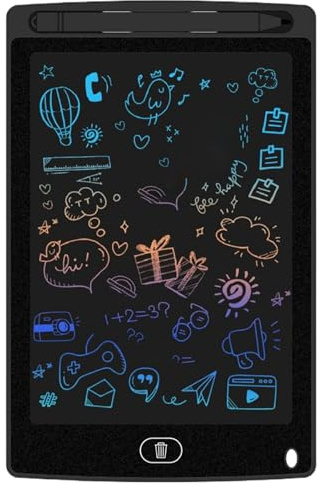 Bloc de doodle électronique pour enfants, table de dessin LCD pour enfants,Tablette d'écriture à écran LCD de 8,5 pouces avec stylo pour enfants | Bloc de croquis intelligent avec protezion