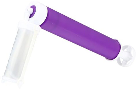 Cabilock 1 Juego Plumero De Pastel Horneando Rociar Tubo De Spray para Hornear Pasteles Chispas De Pastel Estaño Plato Giratorio para Decorar Pasteles Raspador De Torta Púrpura El Plastico