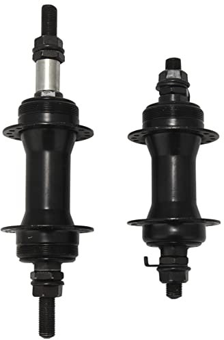 TOBEOME 1 Pair 36 Holes Front & Rear Disc Brake Hubs for, Compatible with 6-Bolt Disc Brake Thru Axle, Hub for Mountain Bike