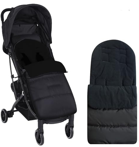 Fußsack Kinderwagen,Fußsack Buggy,Winterfußsack Kinderwagen,Kinderwagen Fußsack,Fusssack Kinderwagen Baby Winter mit Korallen-Fleece,mit Verstellbaren Seitlichen Reißverschlüssen,Universelle
