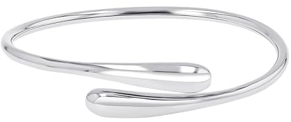 Tom Tailor Armreif für Damen, Edelstahl, 60 mm, silber, Geschenkidee, Armschmuck, Damenschmuck, 2100544
