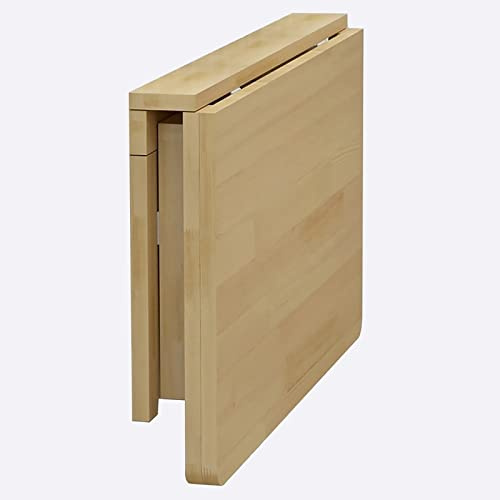 Faltbarer Wandtisch - Platzsparender Holz-Klapptisch für Home Office Garage Küche & Bad - Verstellbarer Mehrzwecktisch für kleine Räume