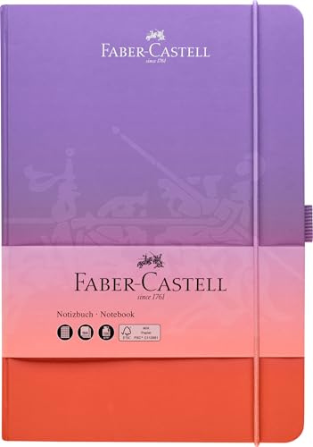 Faber-Castell 10284662 – Anteckningsbok DIN A5 Punchy Melon, dotted, 100 g/m², 194 sidor FSC-Mix papper, 145 x 210 mm