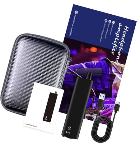 Piceioep Amplificatori per Cuffie Stereo Professionali HiFi nell ' Orecchio con Due ingressi e Batteria a Lunga Durata per monitoraggio del Suono Rafforzamento delle Cuffie stereofoniche Portatili