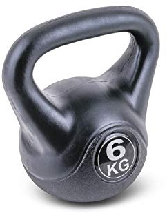 trenas Basic Kettlebell aus Kunststoff | 2 kg bis 20 kg | Kugelgewicht | Kugelhantel | Gewichtstraining | Kettle Bell