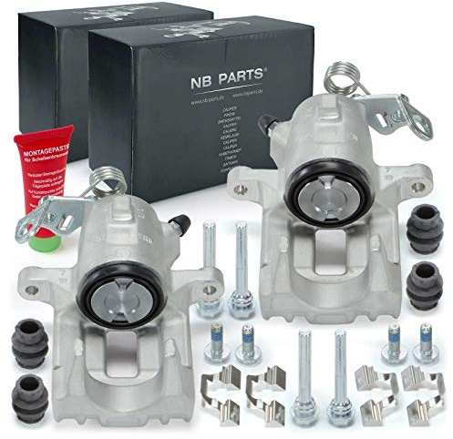 NB PARTS 2x Bremssattel hinten passend für Audi A3 8L TT 8N Seat Leon Skoda Octavia I VW Golf 4
