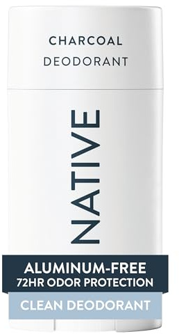Native Deodorant - naturlig deodorant - vegansk, glutenfri, grymhetsfri - fri från aluminium, parabener och sulfater - Född i USA - kol av Native