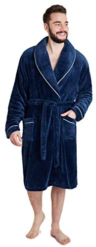 CityComfort Accappatoio Uomo, Vestaglia con Collo o Cappuccio, Abbigliamento Uomo per Adulti & Ragazzi