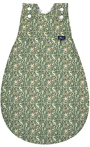 Alvi Baby-Mäxchen Außensack Bio-Baumwolle Baby Schlafsack, 2.5 TOG, für Sommer und Winter, Ganzjahresschlafsack aus Baumwolle für Kleinkinder