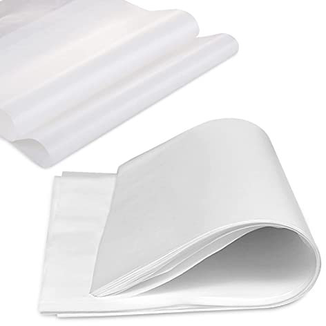 NEUSID Papel encerado para alimentos, 100 hojas, 23 x 33 cm, antiadherente, impermeable, resistente al aceite, bandeja para hornear, asar al vapor, microondas, horno