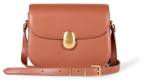 Amazon Essentials Damen Umhängetasche Mit Klappe, Bronze, Einheitsgröße