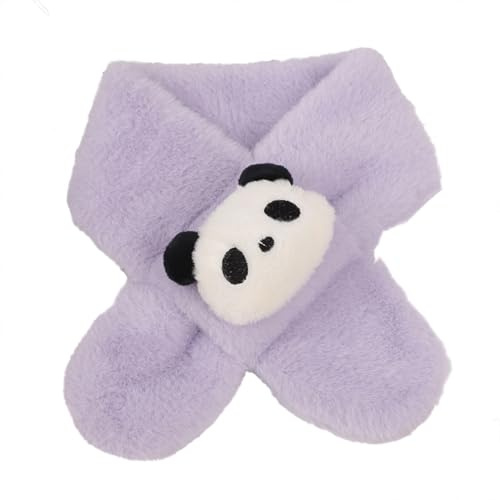 SJTJSPX Kinderschal Baby Schals Weiche Halstuch Herbst Winter Warm Kleinkind Schal Cartoon Panda Plüsch Winterschal für Mädchen Jungen