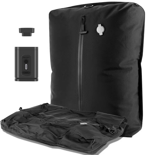 Dobaly Professional Vacuum Bags for Travel with Pump, IP67 Reusable Vacuum Compression Bags for Suitcases and Backpack - Space Saver Vacuum Bags - Lightweight&Durable -33L(2PC+Wireless Pump)