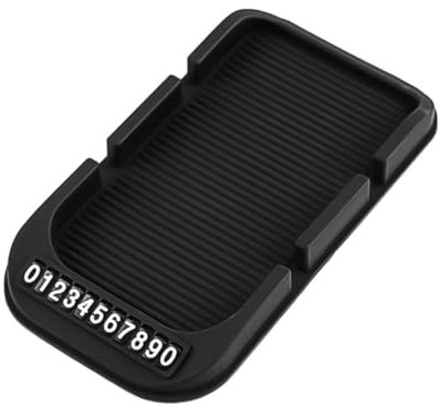 Tappetino Antiscivolo per Auto,Antiscivolo per,Antiscivolo Mat per Telefoni Cellulari,Telefono Cellulare,Chiavi,Specchi,Metallo,Riutilizzabile Tappetino Per Cruscotto dell'Auto.