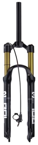 Fahrradfederung Vorderradgabeln 26/27,5/29 Zoll, Mountainbike-Vorderradgabeln 28,6 mm konisches Rohr QR 9 mm manuelle/ferngesteuerte Sperre Federweg 120 mm