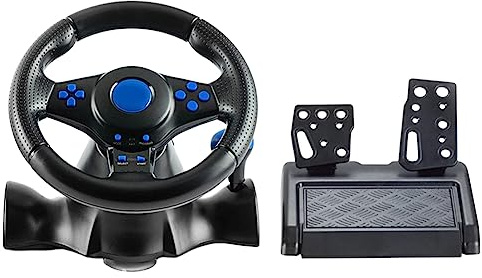 Volante da corsa a doppio controllo della frizione con regolatore di vibrazione del cambio manuale per Switch One/360/PS4/PS2/PS3/PC