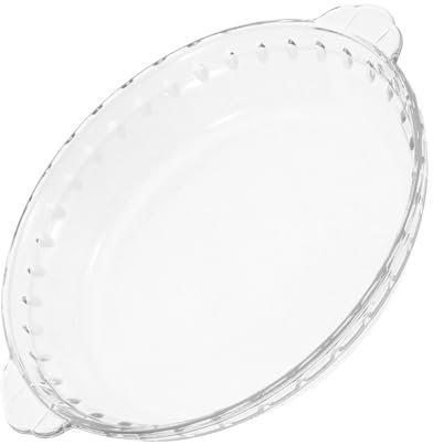 Holibanna Glass Pan Microwave Cover for Food Glass Bakeware Easy to Clean for Baking Serving