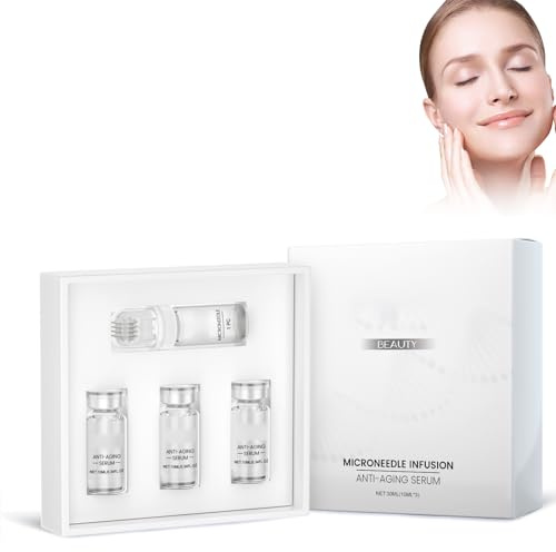 Microneedling Viso Set, Micro Infusion System, Anti-Invecchiamento, Siero Per Il Viso Profondamente Idratante Per Tutti I Tipi Di Pelle