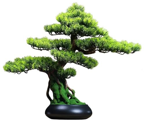 Bonsaï Artificiel Arbre Artificiel de Style Chinois, bonsaï, Ornements for Salon, Plante Artificielle en Pot, décoration de Bureau, Thuya Bonsaï Artificiel