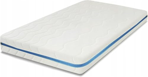 Best For Home Easy Active Matratze | Schlafmatratze | kaltschaummatratze | Ideal als Kindermatratzen | Erhältlich in 4 Farben und 15 Verschiedenen Größen, Leicht Abnehmbarer (BLAU,90x160 x8)