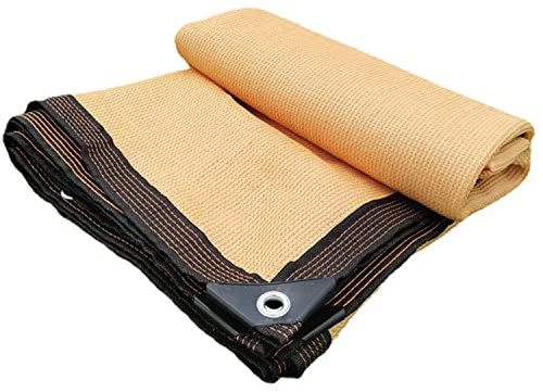 Beige HDPE Shade Sail 2x2.5m 3x3m 4x5m 5x6mUV Protection 90% Breathable Outdoor Canopy for Patio Garden Terrace Backyard Durable Sun Shade Solution