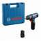 Bosch Professional 12V System Cordless Combi Drill GSB 120-LI (incl 2x 1.5 Ah Battery, Charger GAL 1210 CV, Carrying Case)