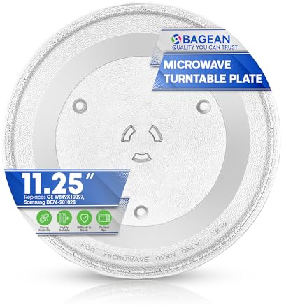 GE WB49X10097 Mikrowellen-Drehteller aus Glas, 28 cm