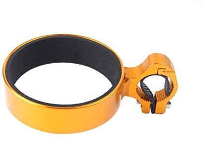 NO LOGO LSB-BOTTLE CAGES, 1pc Cycling Bike Bicycle Accessories Parts Aluminum Alloy Bottle Holder Coffee Milk Tea Cup Carrier On Handlebars (Color : Yellow)