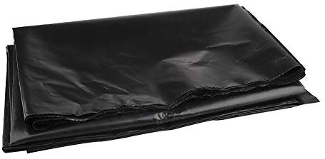 VSTAR66 Teichfolie, 2 x 3 m, vorgeschnitten, HDPE Gummi, Schwarz, für Garten Landschaftsbau Pools Brunnen Membran für Koiteiche