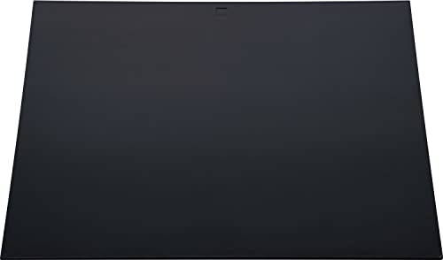 helit H2524095 - Schreibunterlage „the flat mat“, 700 x 500 mm, aus Leder, schwarz, 1 Stück | 700 x 500 mm, Schreibtischunterlage aus Leder