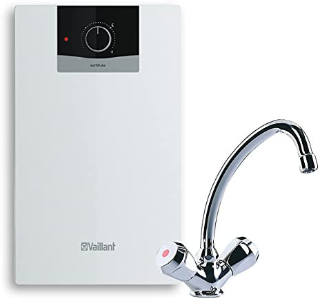 Vaillant Warmwasserspeicher, Untertischgerät eloSTOR VEN 5/7 U plus, 2-Griff-Armatur VNU 2 (302595), 230 V, Kapazität: 5 Liter, Niederdruckspeicher, Elektro-Kleinspeicher, 0010021141