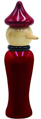 Bisetti Gewürzmühle, Pinocchio, Schwarz, Universal-Mühle aus Keramik, hergestellt in Italien